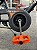 BICICLETA ARO (20) MASCULINA PRETO/LARANJA S/MARCHA FREIO V-BRAKE NATHOR APOLLO - Imagem 3