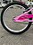 BICICLETA ARO (20) FEMININA ROSA/PINK S/MARCHA FREIO V-BRAKE NATHOR BELLA COM CESTA - Imagem 4