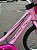 BICICLETA ARO (20) FEMININA ROSA/PINK S/MARCHA FREIO V-BRAKE NATHOR BELLA COM CESTA - Imagem 5