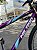 BICICLETA ARO (26) FEMININA COR VIOLETA SEM MARCHA MARCA MILANO QUADRO REBAIXADO COM CESTA - Imagem 8
