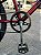 BICICLETA ARO (24) MASCULINA COR VERMELHO SEM MARCHA MARCA MILANO QUADRO REBAIXADO - Imagem 2