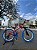 BICICLETA MTB FREERIDE ARO (26) VIKINGX TUFF-25 CAMBIO 8 VELOCIDADES FREIO DISC HIDRAULICO COR VERMELHO/AZUL/AMARELO - Imagem 1