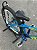 BICICLETA MTB FREERIDE ARO (26) VIKINGX TUFF-25 CAMBIO 8 VELOCIDADES FREIO DISC HIDRAULICO COR AZUL METAL/AMARELO/PRETO - Imagem 6