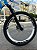 BICICLETA MTB FREERIDE ARO (26) VIKINGX TUFF-25 CAMBIO 8 VELOCIDADES FREIO DISC HIDRAULICO COR AZUL METAL/AMARELO/PRETO - Imagem 3