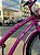 BICICLETA ARO (24) FEMININA PINK S/MARCHA FREIO V-BRAKE MILANO AURA COM CESTA - Imagem 4
