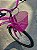 BICICLETA ARO (24) FEMININA PINK S/MARCHA FREIO V-BRAKE MILANO AURA COM CESTA - Imagem 6