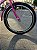 BICICLETA ARO (24) FEMININA PINK S/MARCHA FREIO V-BRAKE MILANO AURA COM CESTA - Imagem 2