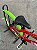 BICICLETA MTB FREERIDE ARO (26) VIKINGX TUFF X-30 CAMBIO 7 VELOCIDADES(1x7) FREIO DISCO MECÂNICO COR VERMELHO/VERDE - Imagem 4