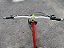 BICICLETA MTB FREERIDE ARO (26) VIKINGX TUFF X-30 CAMBIO 7 VELOCIDADES(1x7) FREIO DISCO MECÂNICO COR VERMELHO/VERDE - Imagem 9