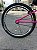 BICICLETA ARO (26) FEMININA COR PINK SEM MARCHA MARCA MILANO QUADRO REBAIXADO COM CESTA - Imagem 7