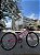 BICICLETA ARO (26) FEMININA COR PINK SEM MARCHA MARCA MILANO QUADRO REBAIXADO COM CESTA - Imagem 1
