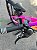 BICICLETA MTB FREERIDE ARO (26) VIKINGX TUFF X-25 CAMBIO 7 VELOCIDADES(1x7) FREIO DISCO MECÂNICO COR ROSA/ROXO - Imagem 10