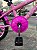 BICICLETA ARO (16) FEMININA COR ROSA CLARO/PINK S/MARCHA V-BRAKE MARCA MILANO GROW UP - Imagem 5
