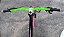 BICICLETA MTB FREERIDE ARO (26) VIKINGX TUFF X-44 CAMBIO 9 VELOCIDADES(1x9) FREIO DISC HIDRÁULICO COR PRETO/VERDE/ROSA - Imagem 11