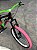 BICICLETA MTB FREERIDE ARO (26) VIKINGX TUFF X-44 CAMBIO 9 VELOCIDADES(1x9) FREIO DISC HIDRÁULICO COR PRETO/VERDE/ROSA - Imagem 10