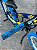 BICICLETA MTB FREERIDE ARO (26) VIKINGX TUFF X-25 CAMBIO 8 VELOCIDADES(1x8) FREIO DISC HIDRÁULICO COR AZUL/AMARELO - Imagem 9