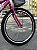 BICICLETA ARO (24) FEMININA COR PINK SEM MARCHA MARCA MILANO QUADRO REBAIXADO COM CESTA - Imagem 3