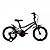 BICICLETA ARO (16) MASCULINA COR GRAFITE/AZUL/VERMELHA S/MARCHA FREIO V-BRAKE MARCA GROOVE RAGGA - Imagem 1