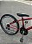 BICICLETA ARO (24) FEMININA COR VERMELHA C/MARCHA 18V FREIO V-BRAKE MARCA MILANO AUTUNM REBAIXADO - Imagem 7