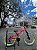 BICICLETA MTB FREERIDE ARO (26) VIKINGX TUFF-25 CAMBIO 21 VELOCIDADES (3x7) FREIO DISC MECÂNICO COR PINK/AMARELO NEON - Imagem 1