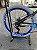 BICICLETA MTB FREERIDE ARO (26) VIKINGX TUFF-30 CAMBIO 21 VELOCIDADES (3x7) FREIO DISC MECÂNICO COR PRETO/AZUL/BRANCO - Imagem 3