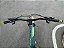 BICICLETA MTB FREERIDE ARO (26) VIKINGX TUFF-30 CAMBIO 21 VELOCIDADES (3x7) FREIO DISC MECÂNICO COR VERDE AQUA/AMARELO - Imagem 10