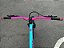 BICICLETA MTB FREERIDE ARO (26) VIKINGX TUFF-38 KIT SINGLE S/MARCHA FREIO DISC HIDRÁULICO SHIMANO COR AZUL/ROSA - Imagem 9