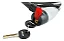 CADEADO ESPIRAL CHAVE 1M X 18MM PRETO/CINZA - Imagem 2