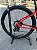 BICICLETA MTB ARO (29) OGGI HACKER HDS SHIMANO ESSA 8V FREIO DISC HIDRÁULICO TAMANHO 15 (P) COR VERM/BCO/AZ - Imagem 5