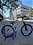 BICICLETA MTB FREERIDE ARO (26) VIKINGX TUFF-38 KIT SINGLE S/MARCHA FREIO DISC HIDRÁULICO SHIMANO COR OLIVA/AZUL - Imagem 1