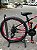 BICICLETA MTB FREERIDE ARO (26) PRO-X MANDRAKE KIT 24 VELOCIDADES (3X8) FREIO DISC MECÂNICO COR PRETO/VERMELHO - Imagem 4