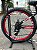 BICICLETA MTB FREERIDE ARO (26) PRO-X MANDRAKE KIT 24 VELOCIDADES (3X8) FREIO DISC MECÂNICO COR PRETO/VERMELHO - Imagem 5