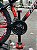 BICICLETA MTB FREERIDE ARO (26) PRO-X MANDRAKE KIT 24 VELOCIDADES (3X8) FREIO DISC MECÂNICO COR PRETO/VERMELHO - Imagem 3