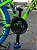 BICICLETA MTB FREERIDE ARO (26) PRO-X MANDRAKE KIT 24 VELOCIDADES (3X8) FREIO DISC MECÂNICO COR VERDE/AZUL - Imagem 3