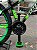 BICICLETA MTB FREERIDE ARO (26) PRO-X MANDRAKE KIT 24 VELOCIDADES (3X8) FREIO DISC MECÂNICO COR PRETO/VERDE - Imagem 3