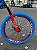 BICICLETA MTB FREERIDE ARO (26) PRO-X MANDRAKE KIT 24 VELOCIDADES (3X8) FREIO DISC MECÂNICO COR AZUL/VERMELHA - Imagem 8