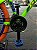 BICICLETA MTB FREERIDE ARO (26) PRO-X MANDRAKE KIT 24 VELOCIDADES (3X8) FREIO DISC MECÂNICO COR VERDE/AZUL/LARANJA - Imagem 3