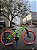 BICICLETA MTB FREERIDE ARO (26) PRO-X MANDRAKE KIT 24 VELOCIDADES (3X8) FREIO DISC MECÂNICO COR VERDE/AZUL/LARANJA - Imagem 1