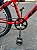 BICICLETA ARO (24) MASCULINA COR VERMELHA S/ MARCHA FREIOS V-BRAKE GTI THOR - Imagem 3