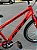 BICICLETA ARO (24) MASCULINA COR VERMELHA S/ MARCHA FREIOS V-BRAKE GTI THOR - Imagem 2