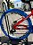 BICICLETA MTB FREERIDE ARO (26) VIKINGX TUFF-25 CAMBIO 8 VELOCIDADES FREIO DISC HIDRAULICO COR VERMELHO/AZUL/AMARELO - Imagem 3