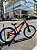 BICICLETA MTB FREERIDE ARO (26) VIKINGX TUFF-25 CAMBIO 8 VELOCIDADES FREIO DISC HIDRAULICO COR VERMELHO/AZUL/AMARELO - Imagem 1