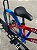 BICICLETA MTB FREERIDE ARO (26) VIKINGX TUFF-25 CAMBIO 8 VELOCIDADES FREIO DISC HIDRAULICO COR VERMELHO/AZUL/AMARELO - Imagem 10