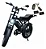 BICICLETA ELÉTRICA AUTOPROPELIDO INOW MODELO X50 ACTION PRO 1000W COM GARUPA PRETA AUTONOMIA 60KM - Imagem 1
