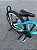BICICLETA MTB FREERIDE ARO (26) VIKINGX TUFF H-35 CAMBIO 24 VELOCIDADES (3X8) FREIO DISCO MECÂNICO COR AZUL/BRANCO - Imagem 4