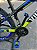 BICICLETA MTB FREERIDE ARO (26) VIKINGX TUFF-25 CAMBIO 24 VELOCIDADES (3X8) FREIO DISCO MECÂNICO COR PRETO/AZUL/NEON - Imagem 7