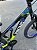 BICICLETA MTB FREERIDE ARO (26) VIKINGX TUFF-25 CAMBIO 24 VELOCIDADES (3X8) FREIO DISCO MECÂNICO COR PRETO/AZUL/NEON - Imagem 6