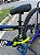 BICICLETA MTB FREERIDE ARO (26) VIKINGX TUFF-25 CAMBIO 24 VELOCIDADES (3X8) FREIO DISCO MECÂNICO COR PRETO/AZUL/NEON - Imagem 10