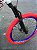BICICLETA MTB FREERIDE ARO (26) VIKINGX TUFF-25 CAMBIO 24 VELOCIDADES (3X8) FREIO DISCO MECÂNICO COR PRATA/VERMELHO/AZUL - Imagem 6