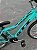 BICICLETA ARO (24) FEMININA COR VERDE AQUA S/ MARCHA FREIOS V-BRAKE GTI ATENA - Imagem 8